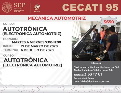 curso mecanica automotriz cecati 95